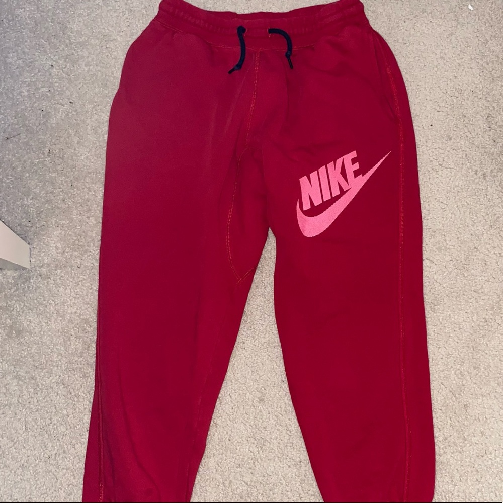 Red Nike Sweats